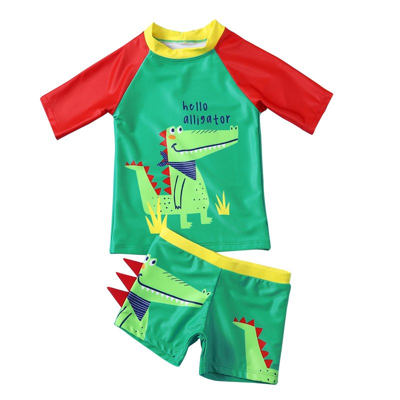 Boy split animal cartoon swimsuit manufacturer